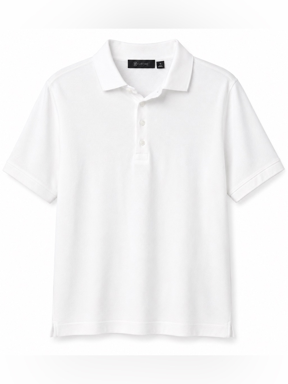 NWT G/FORE White Cotton Blend Golf Polo Shirt XL